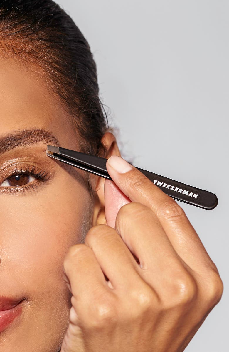 TWEEZERMAN Pretty In Pink Slant Tweezers, Alternate, color, Multi