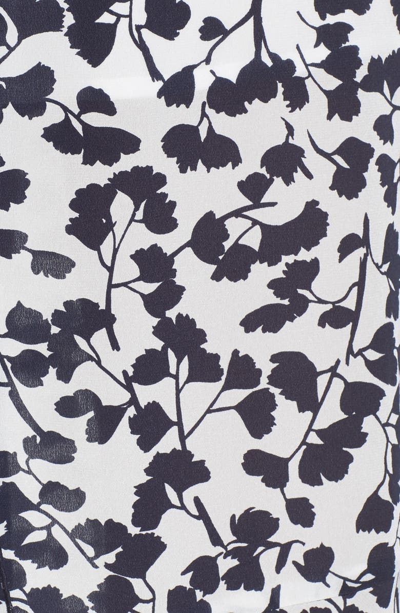 Lewit Ruffled Print Silk Skirt, Alternate, color, 