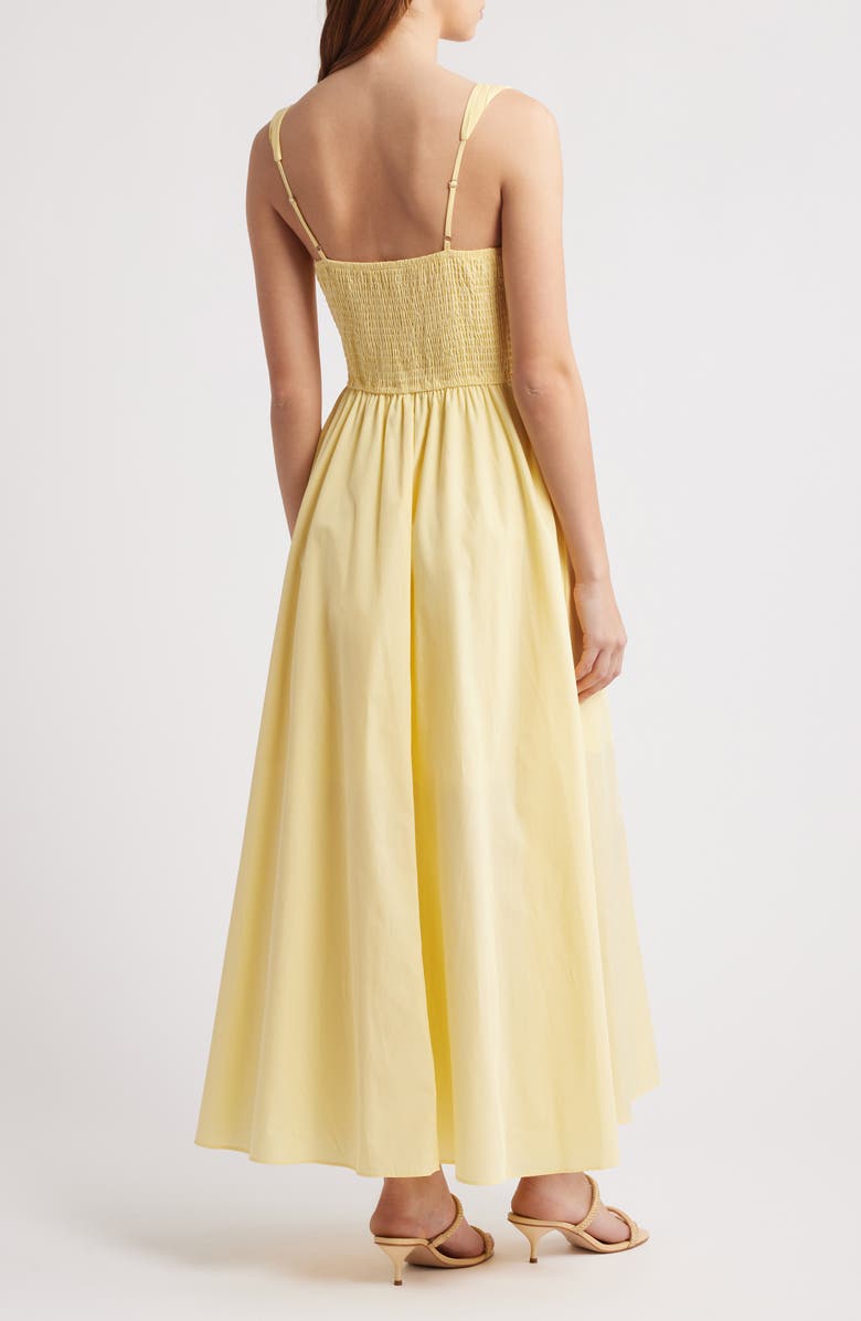 MOON RIVER Tie Front Sleeveless Flare Maxi Dress, Alternate, color, 