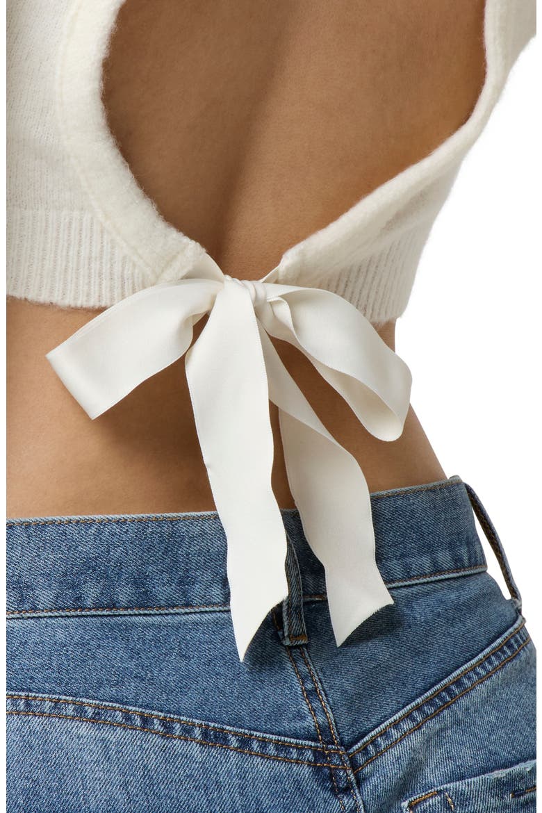 Tie Back Bow Pullover, Alternate, color, JET STREAM