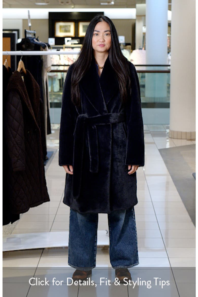 Faux Fur Belted Coat video