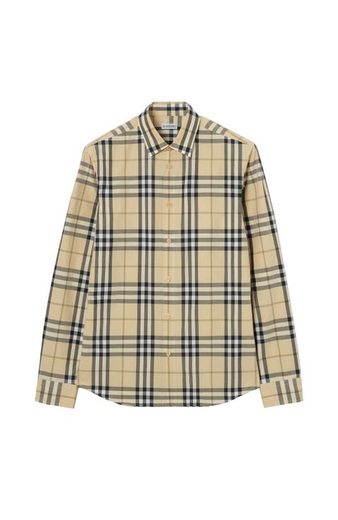 Slm Fit Check Cotton Shirt