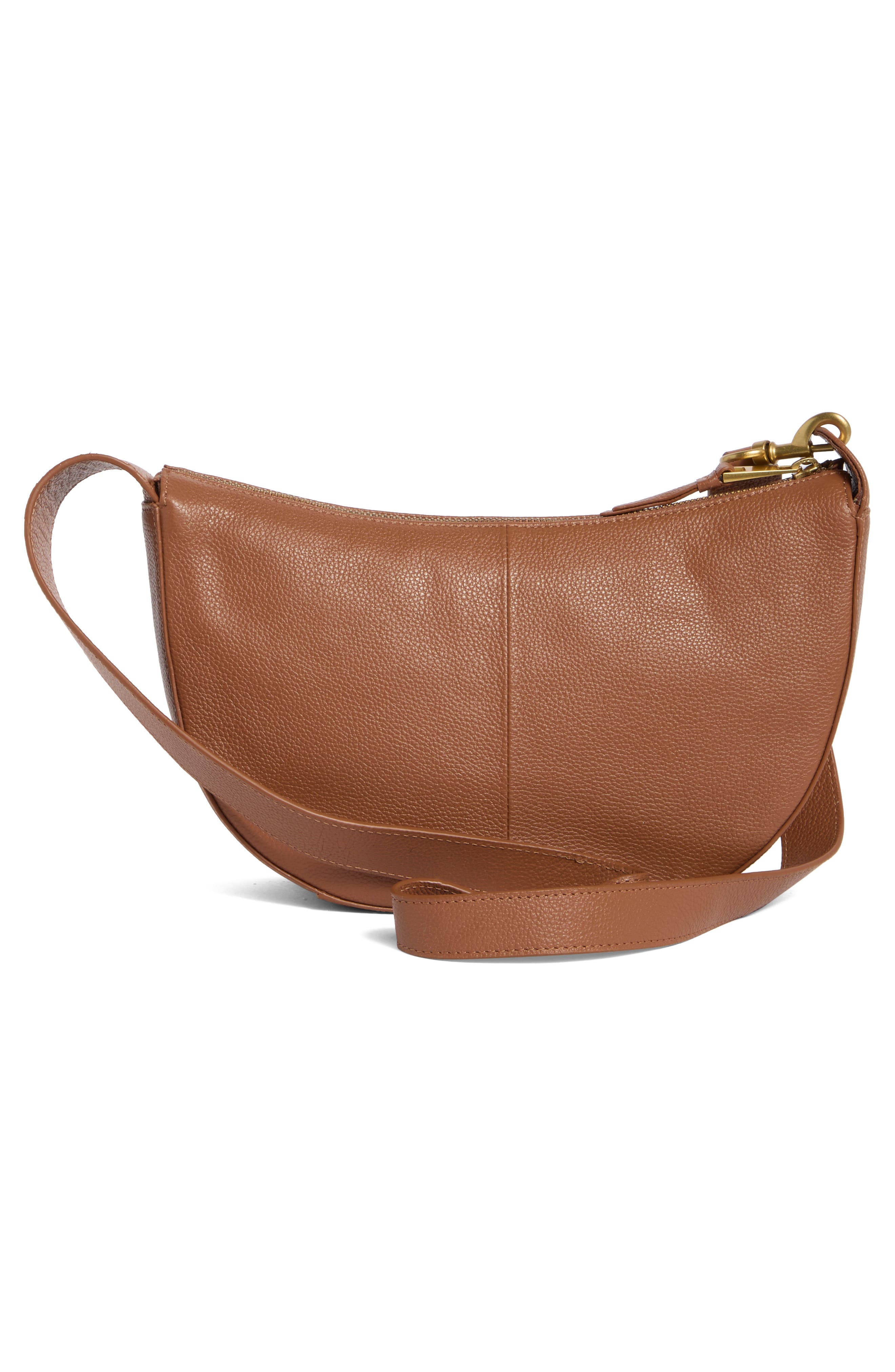 Orlie Leather Crossbody Bag, Alternate, color, CARMELLO COW TEXAS LE