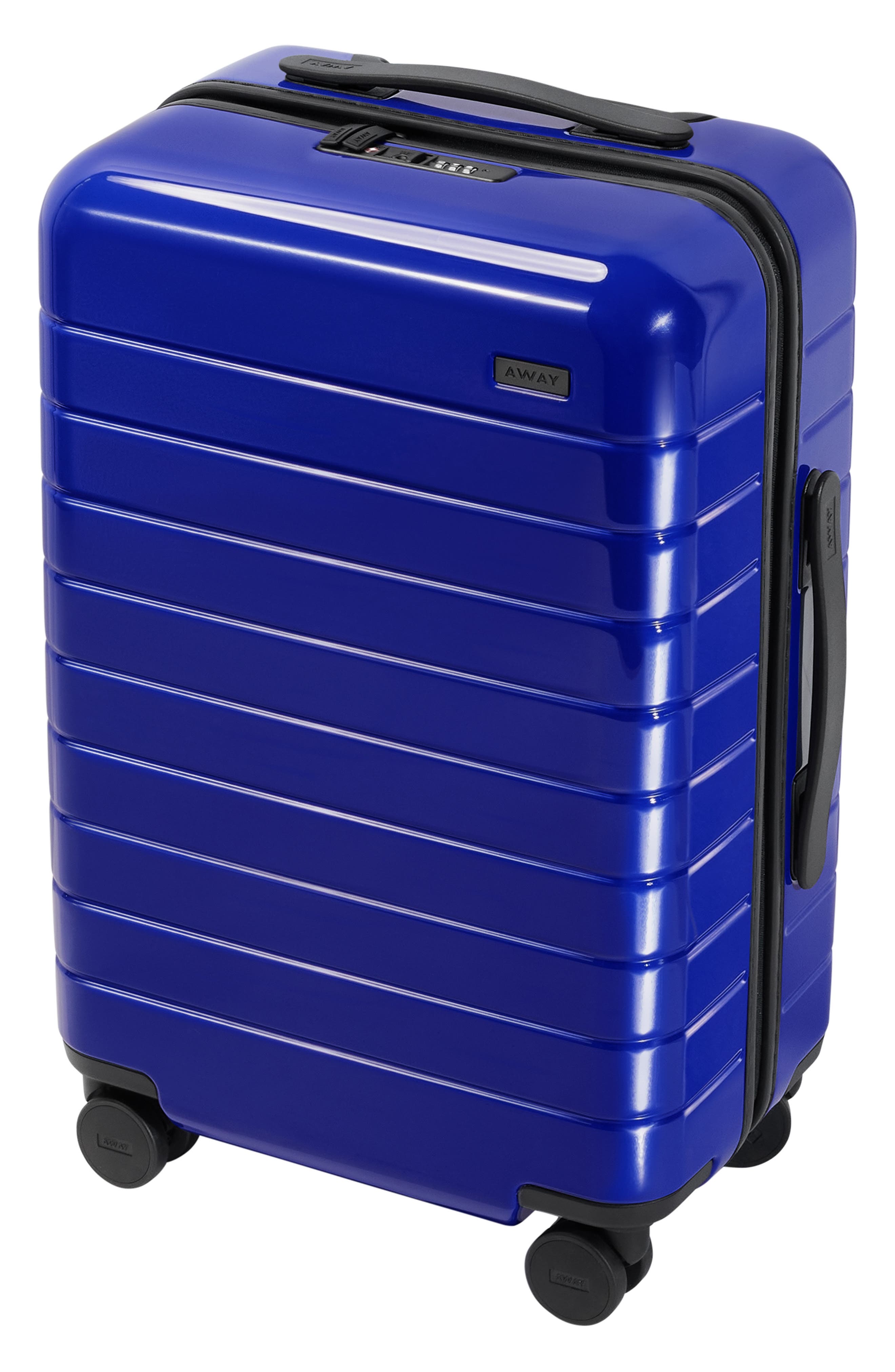 Away The Carry-On Suitcase, Alternate, color, Wave Blue