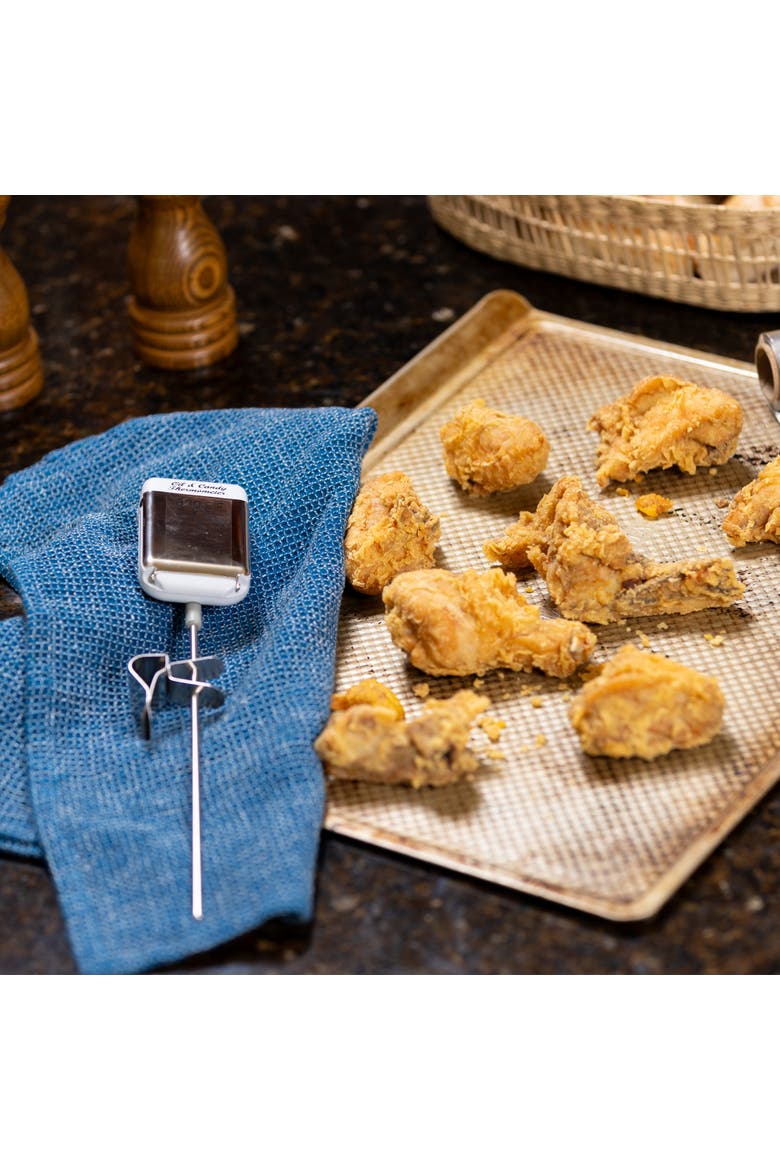Digital Candy and Deep Fry Thermometer, Alternate, color, White