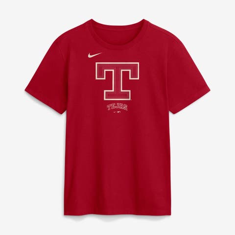 Men's Nike Red Texas Rangers 2026 City Connect Large Logo T-Shirt
