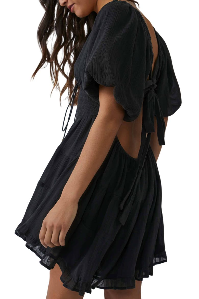 Perfect Day A-Line Minidress, Alternate, color, WASHED BLACK