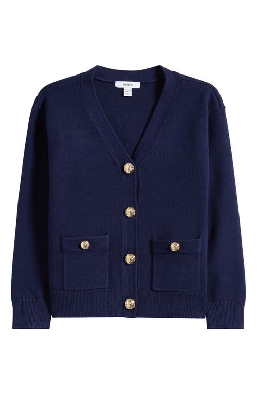 Reiss Kids' Mila Cardigan In Blue