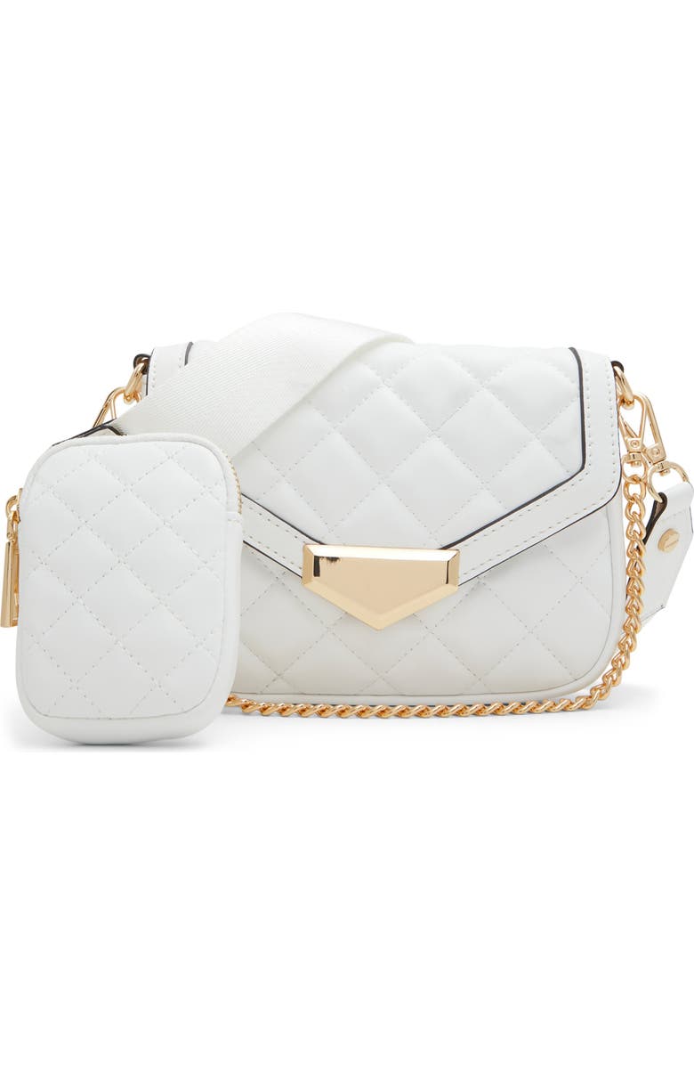 ALDO Miraewinx Quilted Crossbody Bag, Main, color,