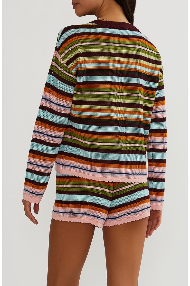 Balboa Stripe Shorts, Alternate, color, PARADISE STRIPE
