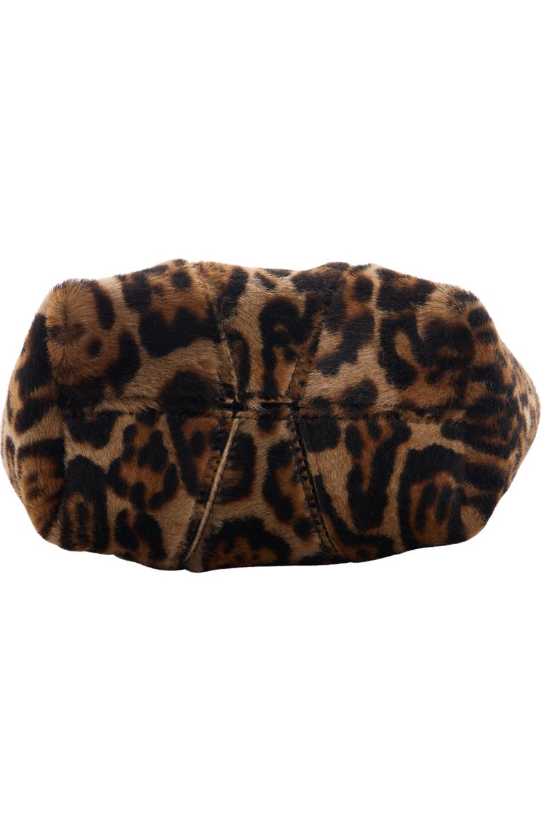 Chloé Small Spin Leopard Print Faux Fur Bag, Alternate, color,