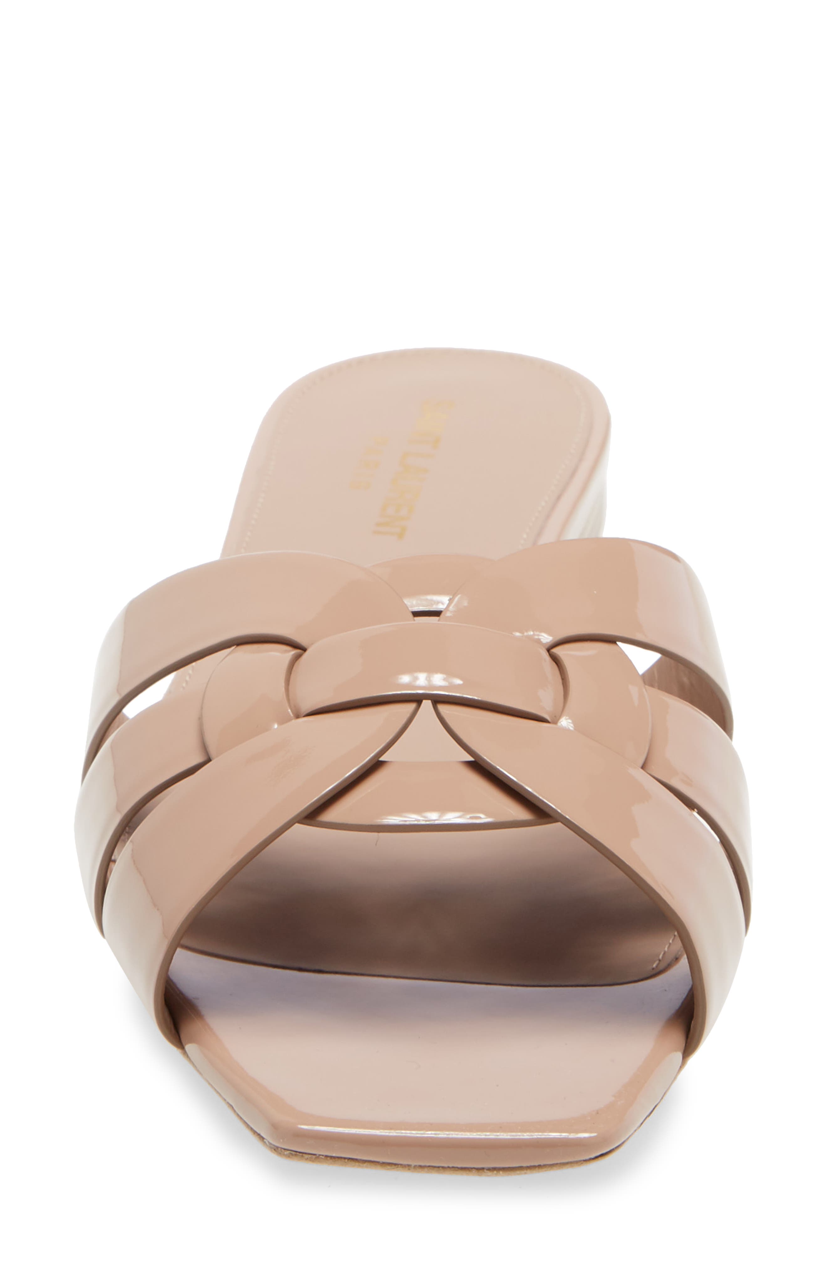 Saint Laurent Tribute Slide Sandal, Alternate, color, 