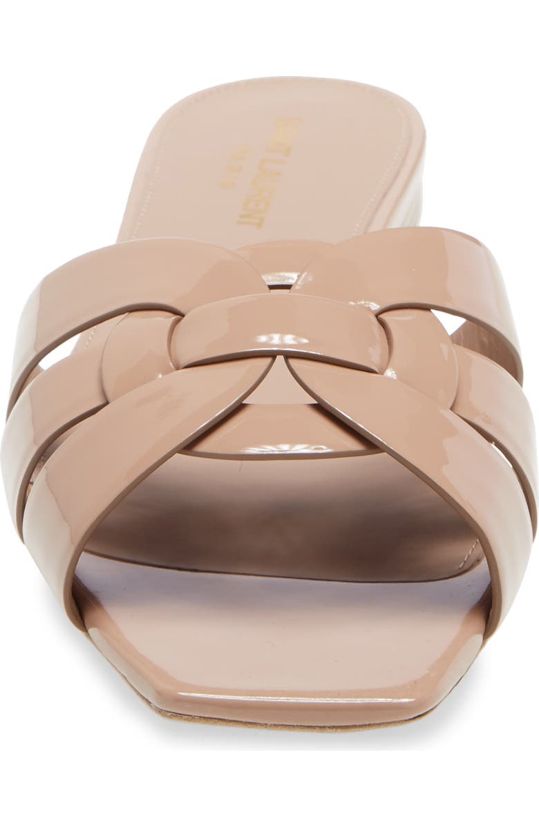 Saint Laurent Tribute Slide Sandal, Alternate, color,