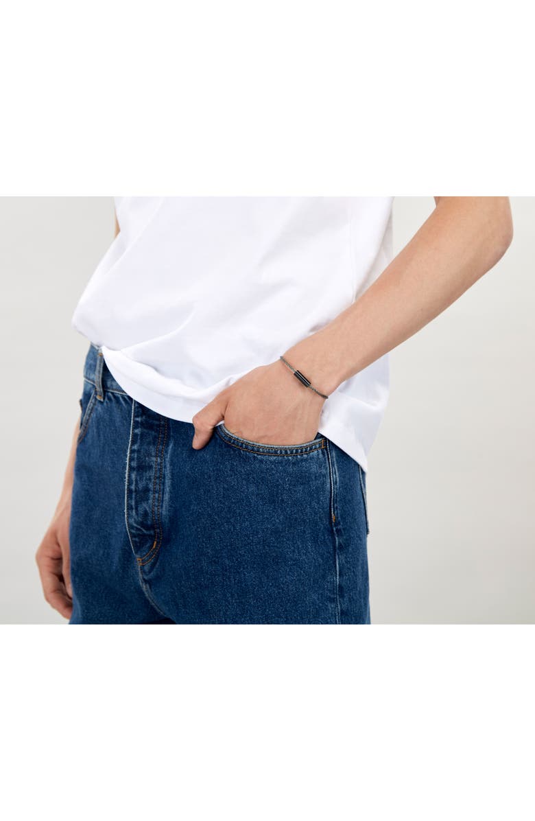 le gramme 7G Brushed Ceramic Cable Bracelet, Alternate, color, 