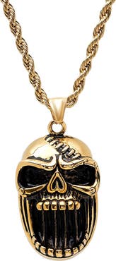STEELTIME Skull Pendant Necklace