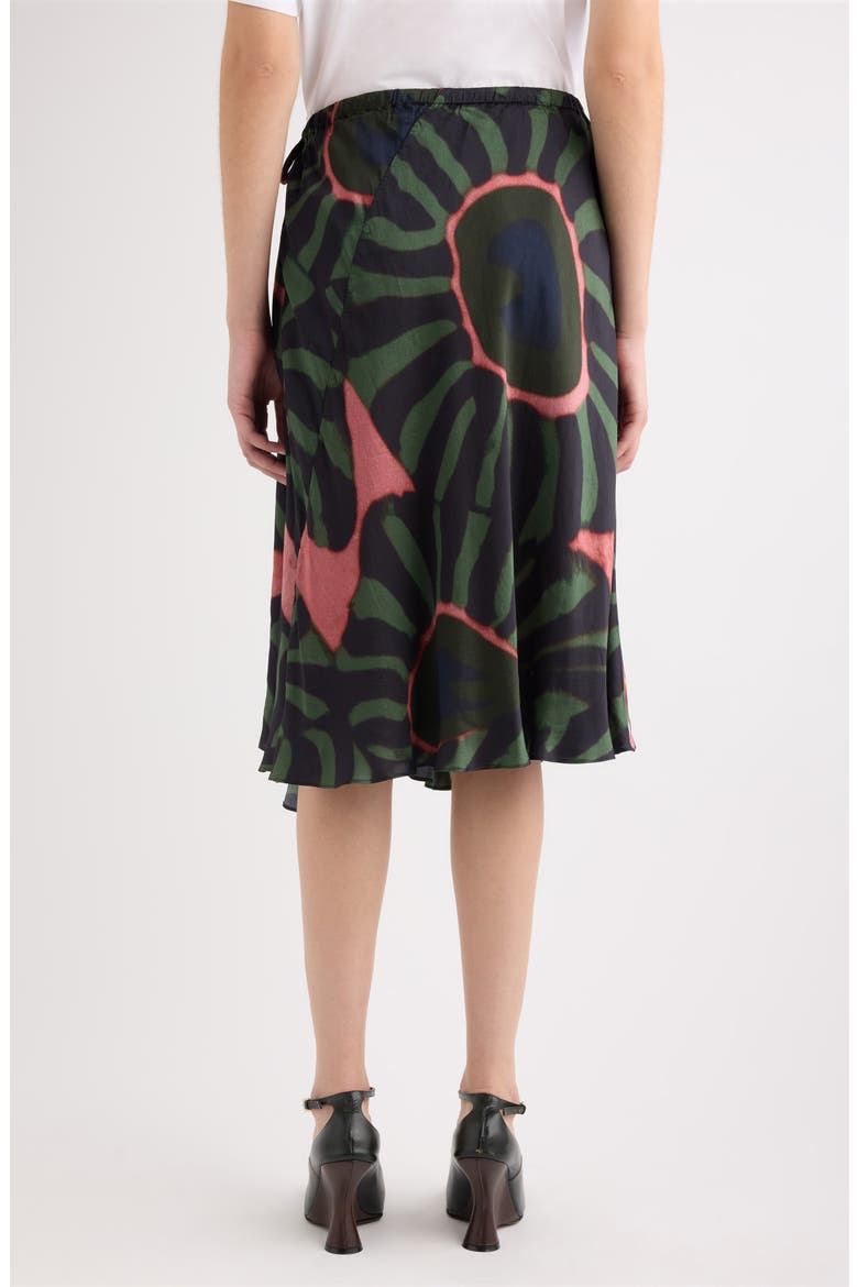 Sibanna Print Pieced Skirt, Alternate, color, KHAKI