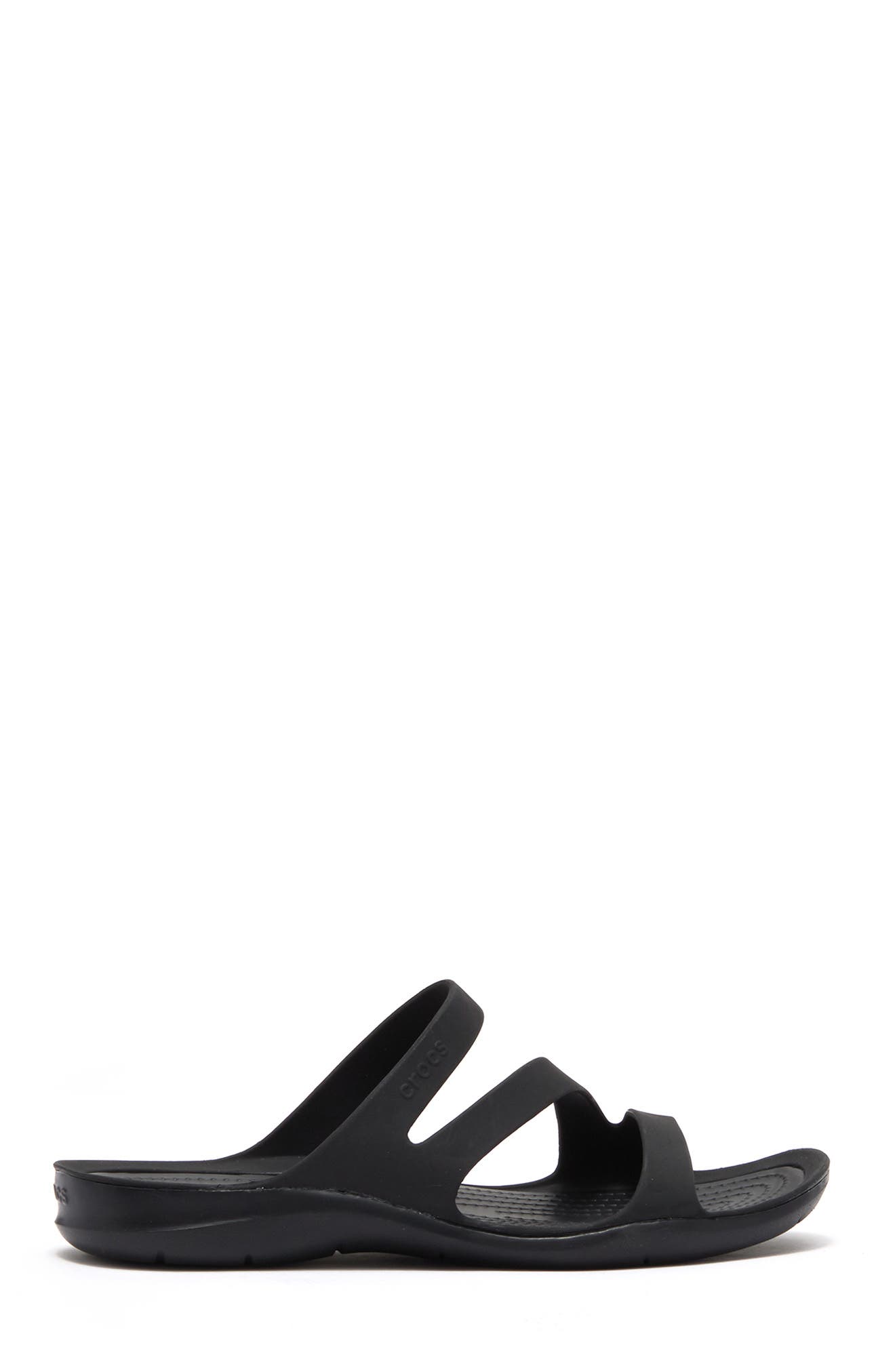 CROCS Swiftwater Slide Sandal, Alternate, color, Black/Black