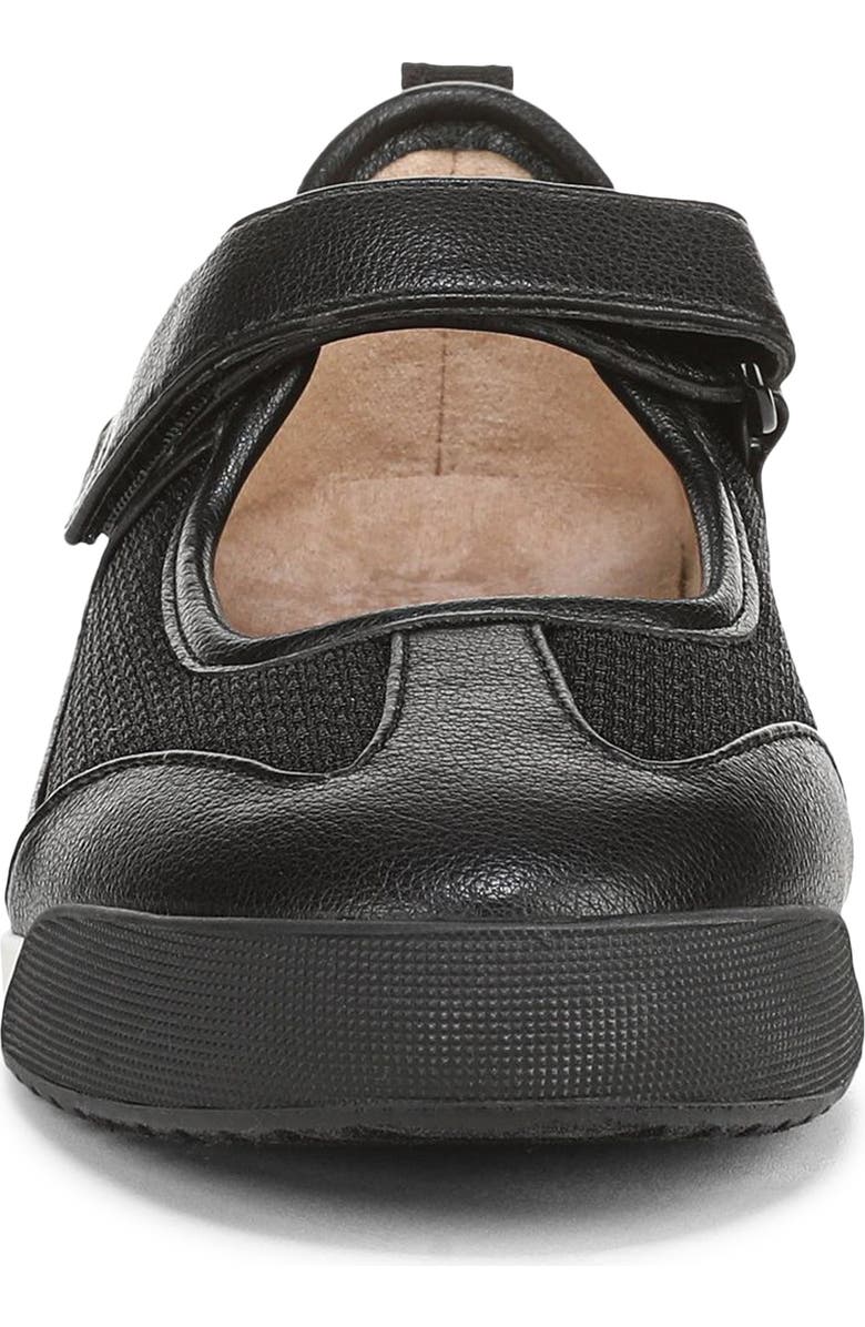 Naturalizer Greta Mary Jane Sneaker, Alternate, color, Black Mesh Faux Leather
