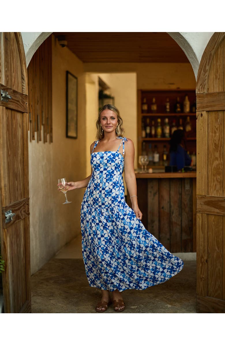 Kenny Flowers The Greece - Resort Dress, Alternate, color, Blue