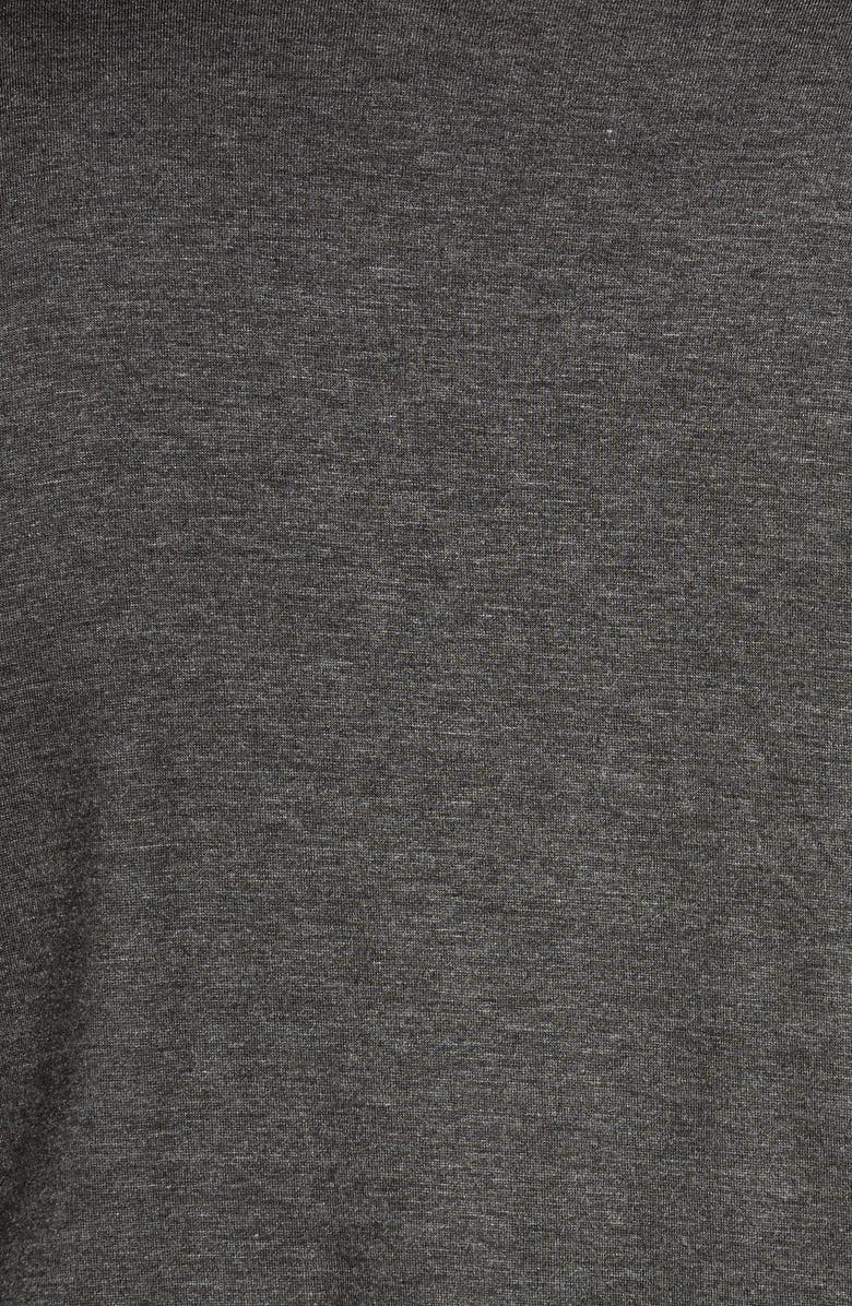 Loveappella Short Sleeve Wrap Top Jumpsuit, Alternate, color, Charcoal