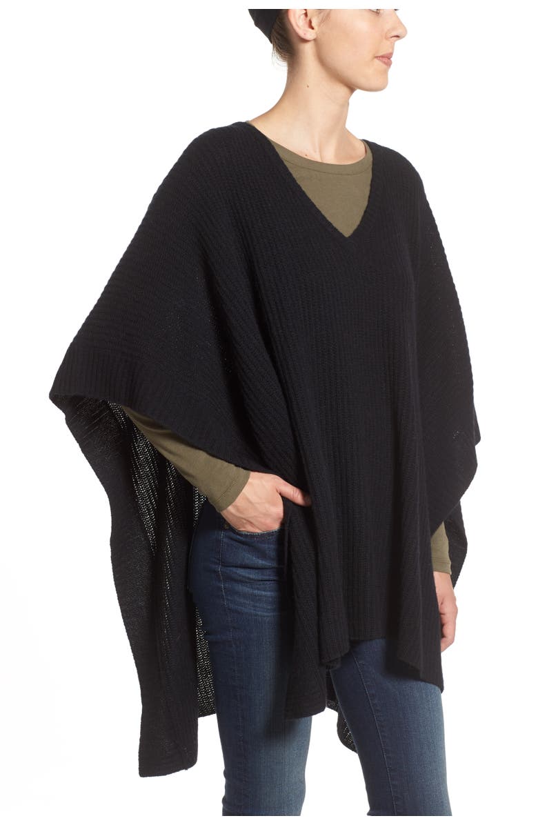 Halogen<sup>®</sup> Cashmere Poncho, Alternate, color,