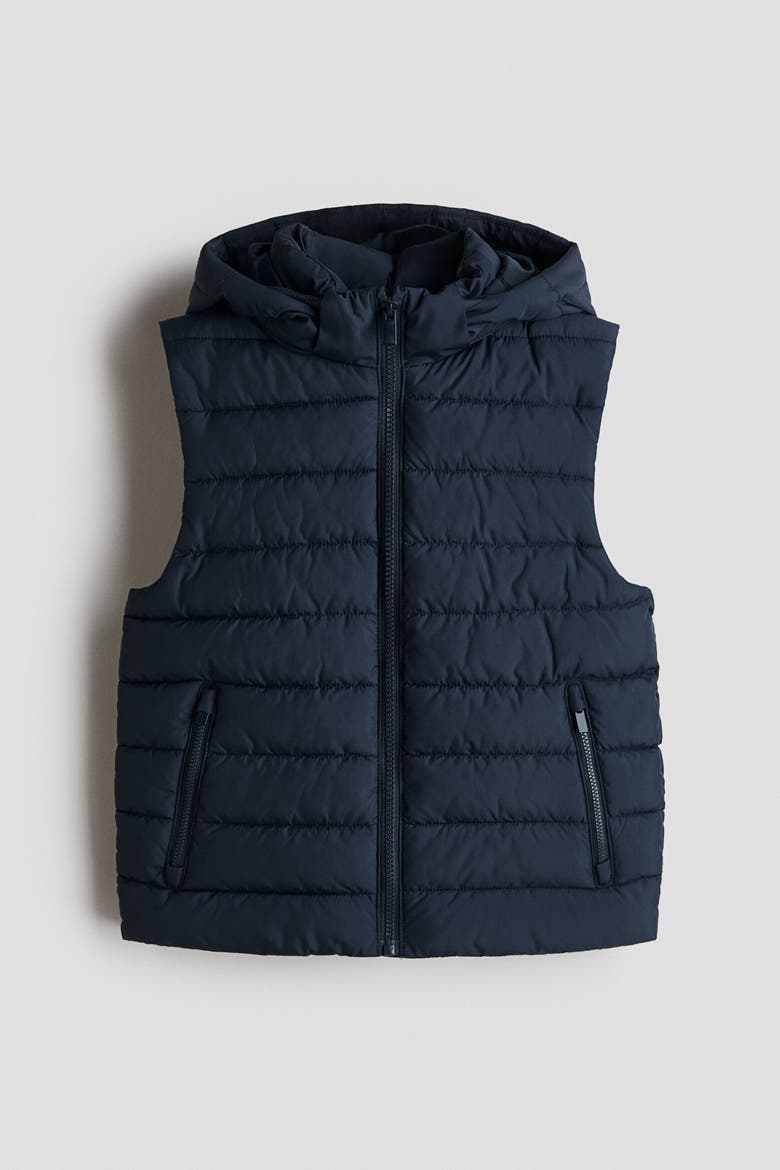 Puffer Gilet, Alternate, color, Navy blue