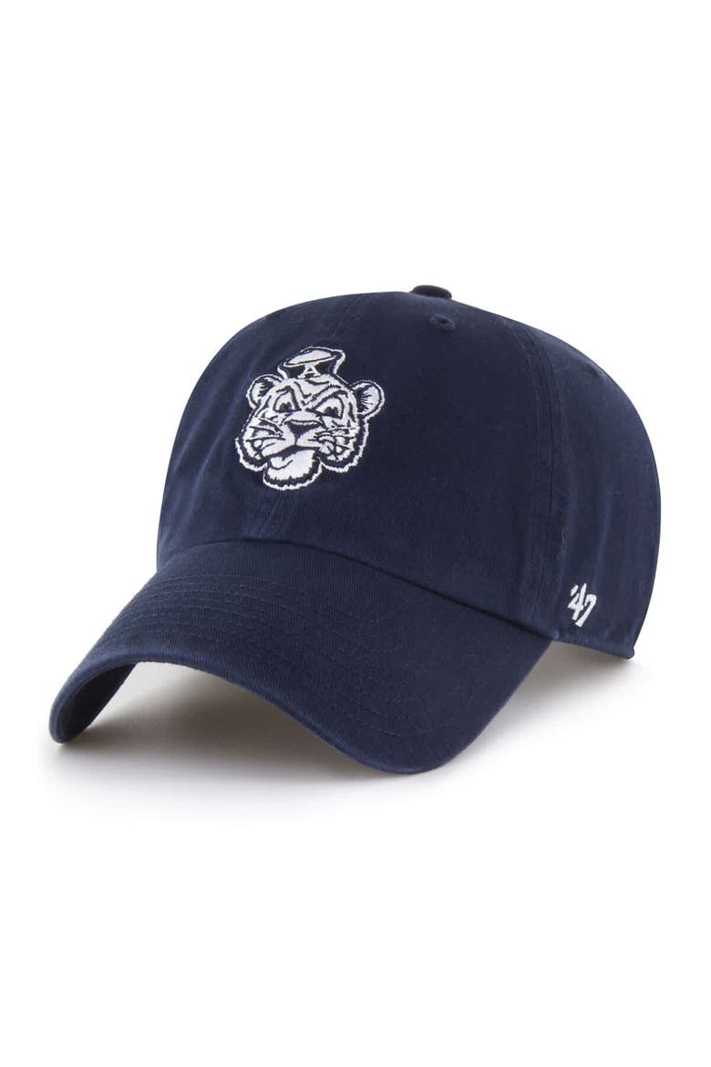 Men's '47 Navy Auburn Tigers Vault Clean Up Adjustable Hat, Main, color, Navy