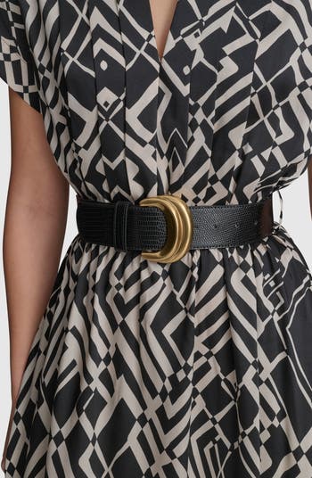 Donna Karan New York Print Belted Midi Dress | Nordstrom
