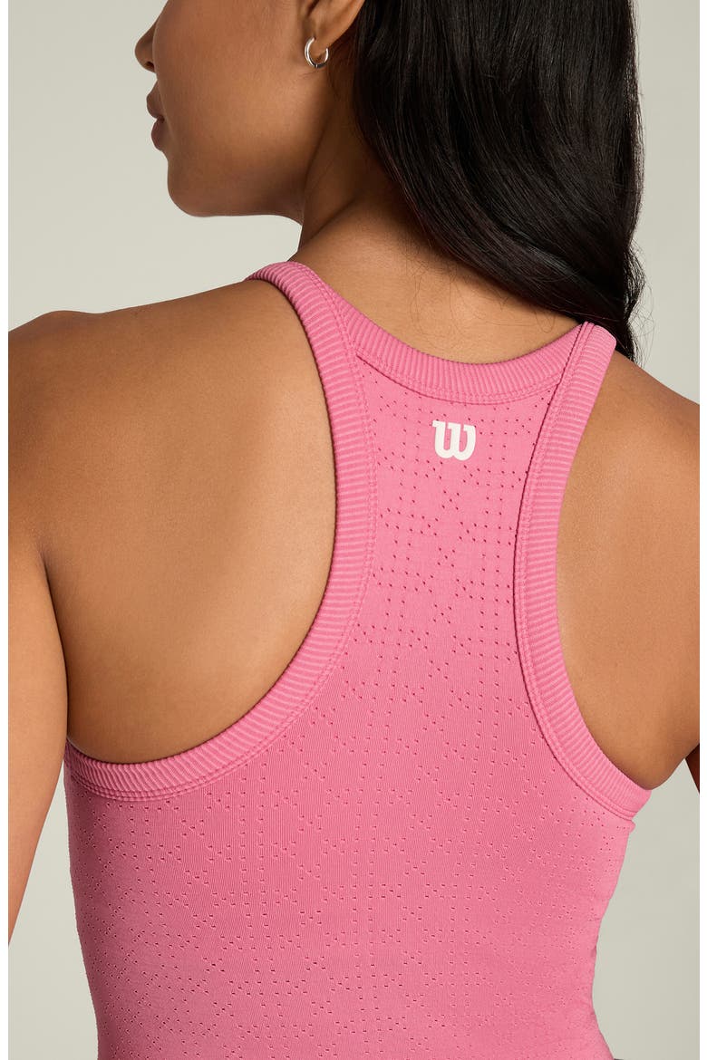 On the Daily Perforated Minidress, Alternate, color, CHATEAU PINK