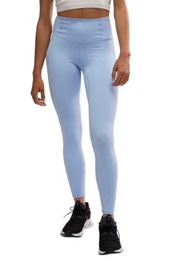 Free People Fp Movement Never Better High Waist Leggings In Light Blue