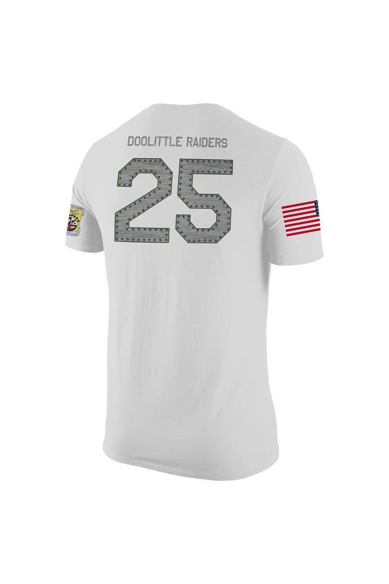 Men's Nike  White Air Force Falcons Rivalry Replica Jersey T-Shirt, Alternate, color, White