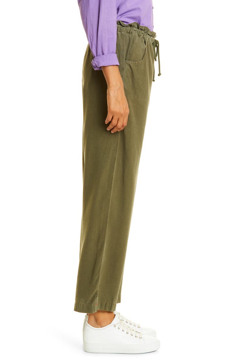 XÍRENA Talin Silk Paperbag Waist Pants, Alternate, color, 