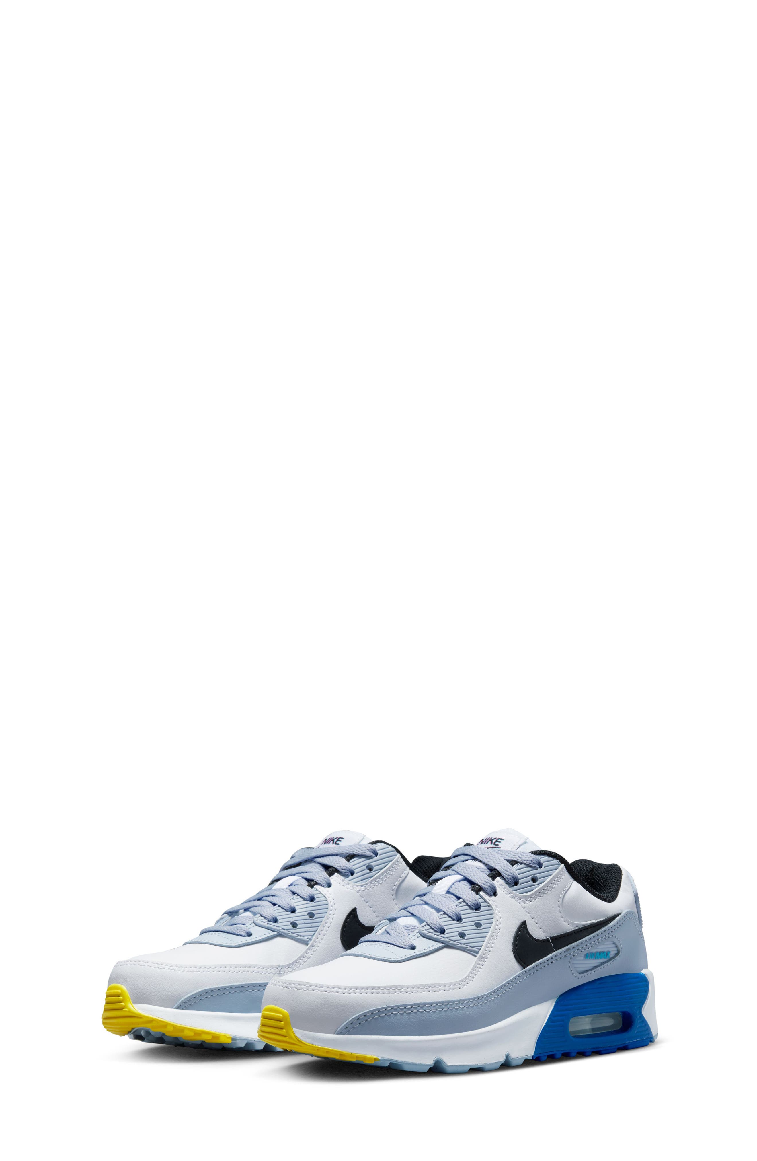Kids' Air Max 90 LTR Sneaker, Main, color, WHITE/ BLACK/ BLUE/ ROYAL