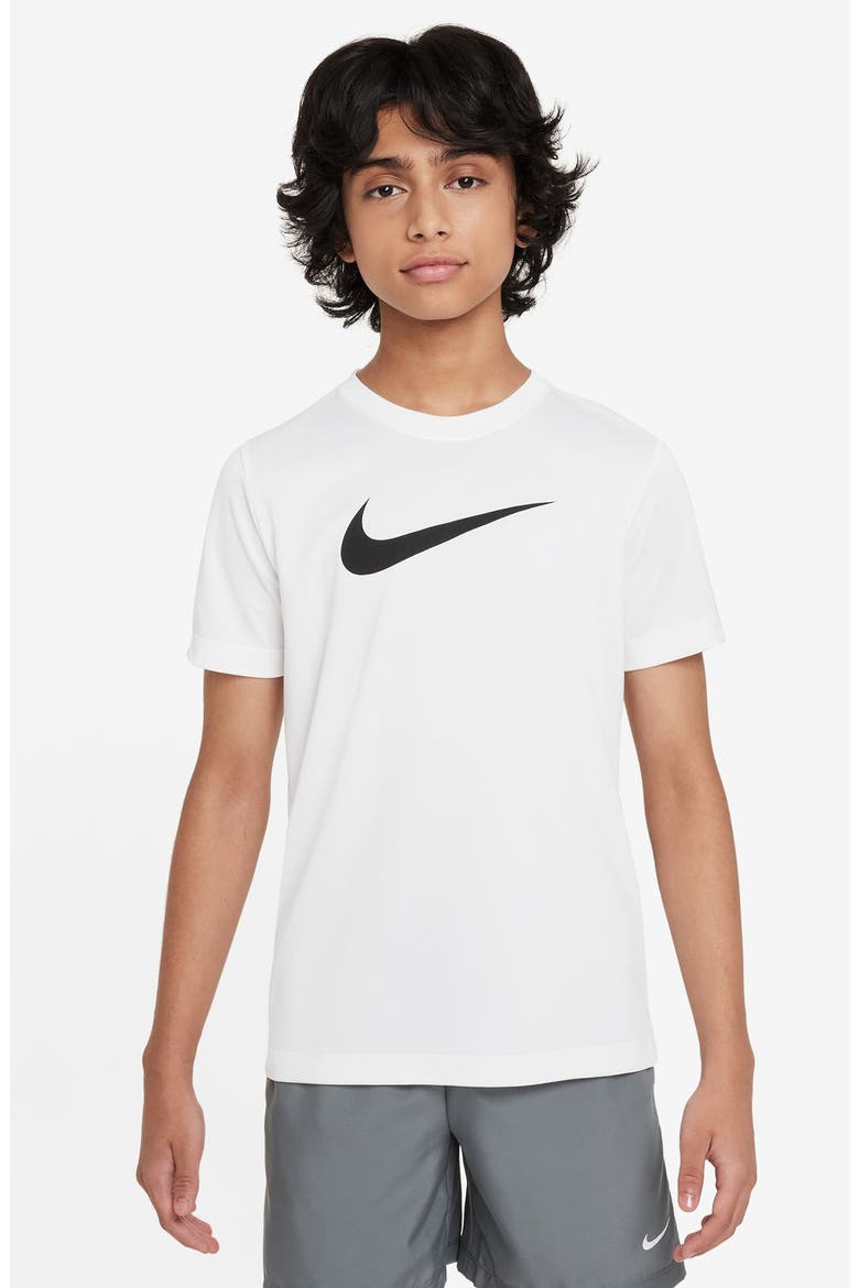 Kids' Legend Dri-FIT Graphic T-Shirt, Main, color, WHITE