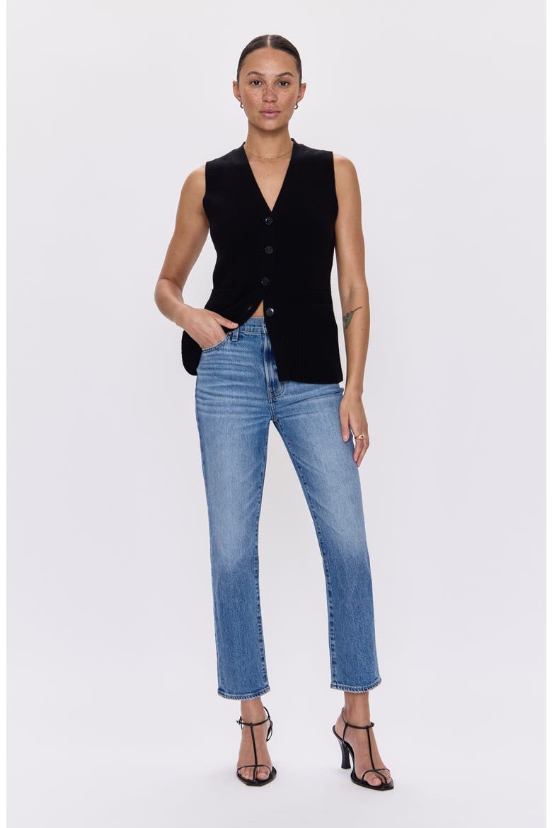 Bri Ankle Straight Leg Jeans, Alternate, color, CHARLESTON