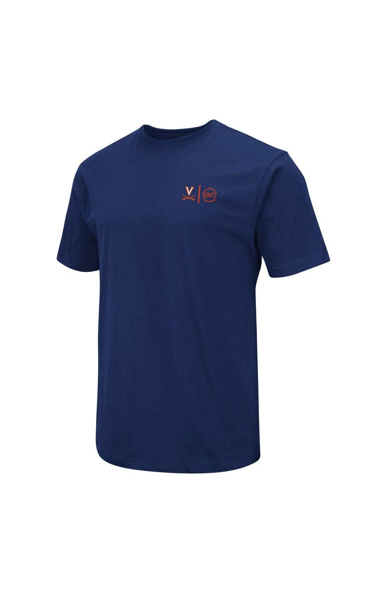 COLOSSEUM Men's Colosseum Navy Virginia Cavaliers OHT Military Appreciation T-Shirt, Alternate, color, Navy