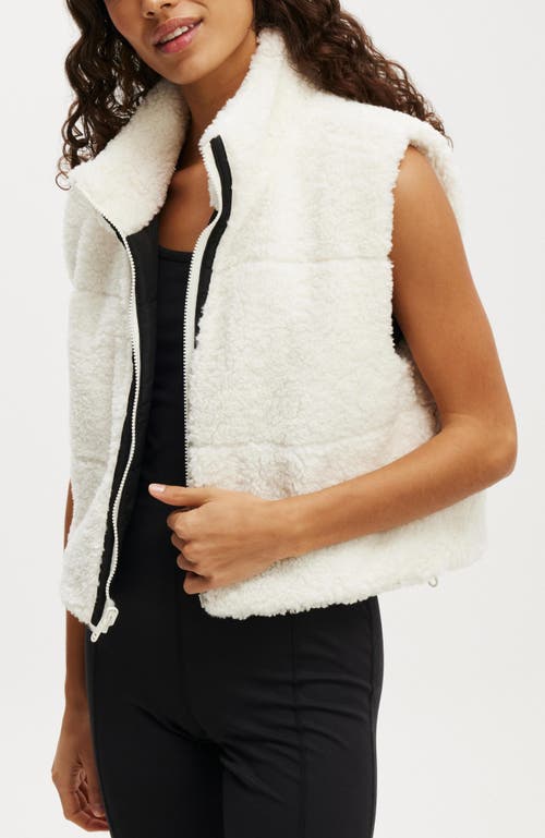 COTTON ON BODY COTTON ON BODY MOTHER PUFFER SOFT FLEECE REVERSIBLE VEST