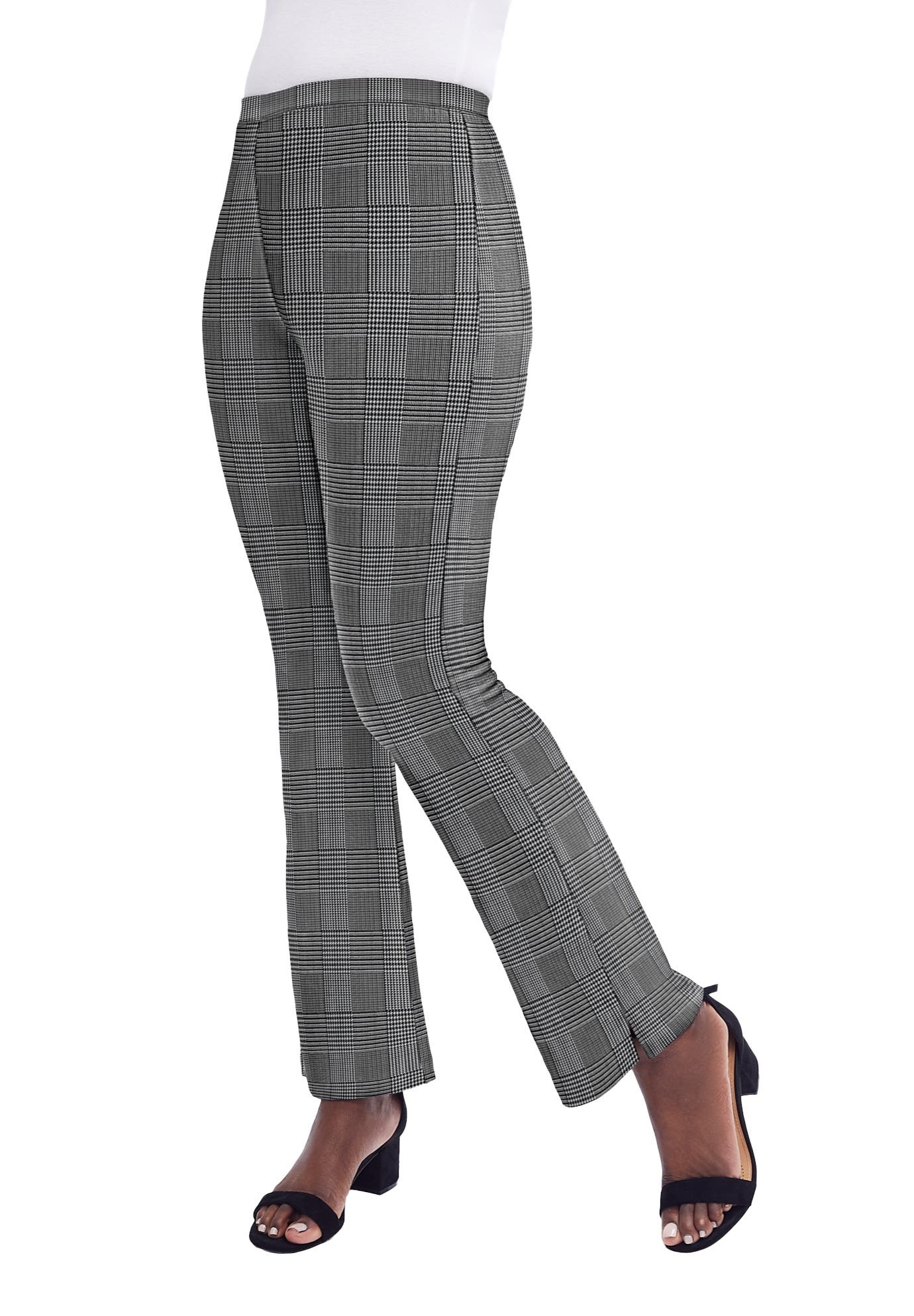 selected BLACK IVORY GLEN PLAID