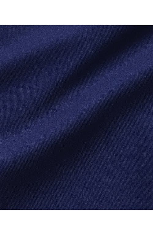 Lands' End Girls Slim Tankini Swimsuit Top In Deep Sea Navy
