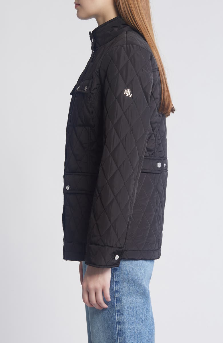 Lauren Ralph Lauren Recycled Polyester Diamond Quilt Jacket, Alternate, color, 