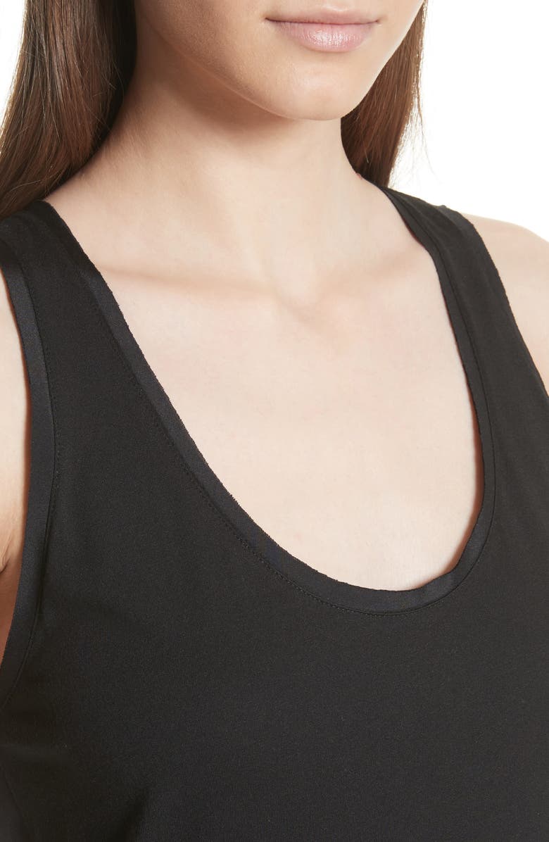 Theory Plume Jersey Scoop Neck Swing Dress, Alternate, color, 