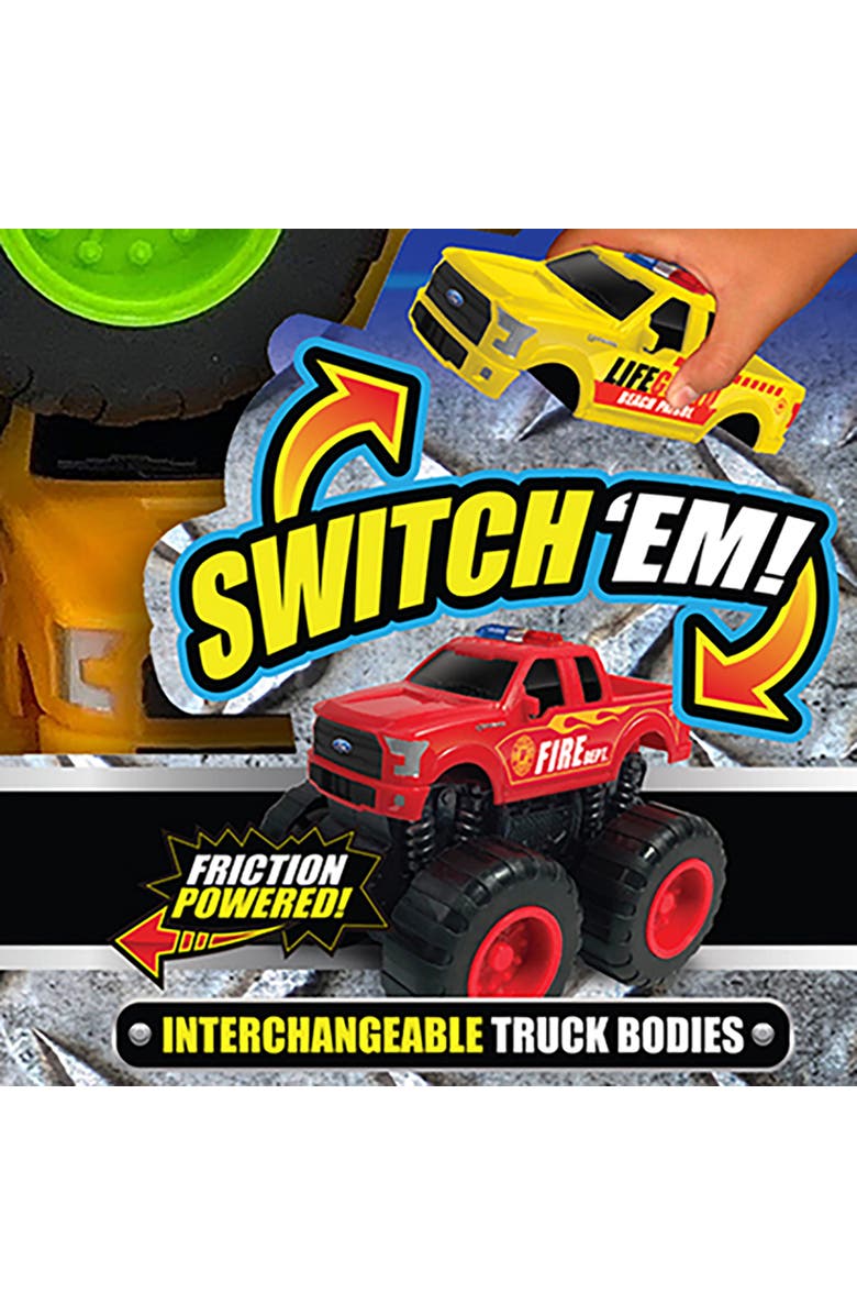 JAM'N Products Ford F150 Friction Switch'Em Rescue Toy, 3+, Alternate, color, Multicolored