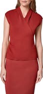 Donna Karan New York Faux Wrap Sweater