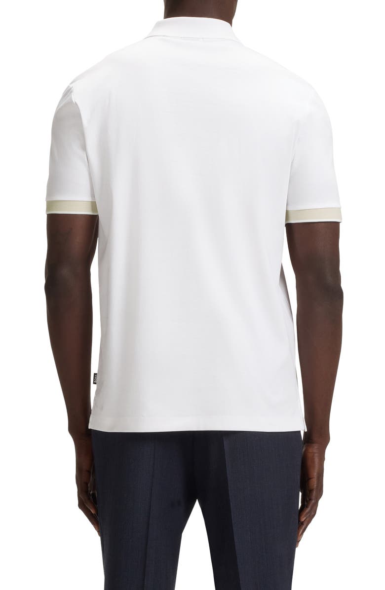 BOSS H-Phillipson Wool Polo, Alternate, color, White