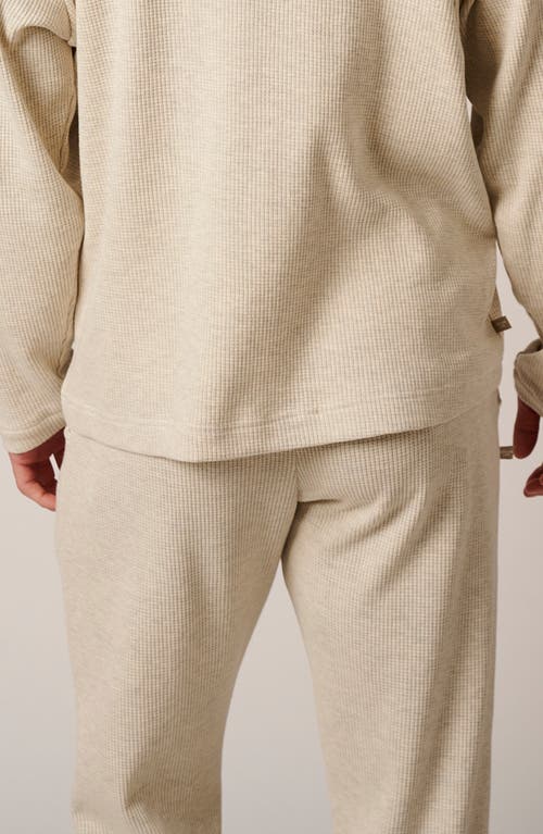 Leisure Lab Cozy Cotton Sweatpants In Neutral