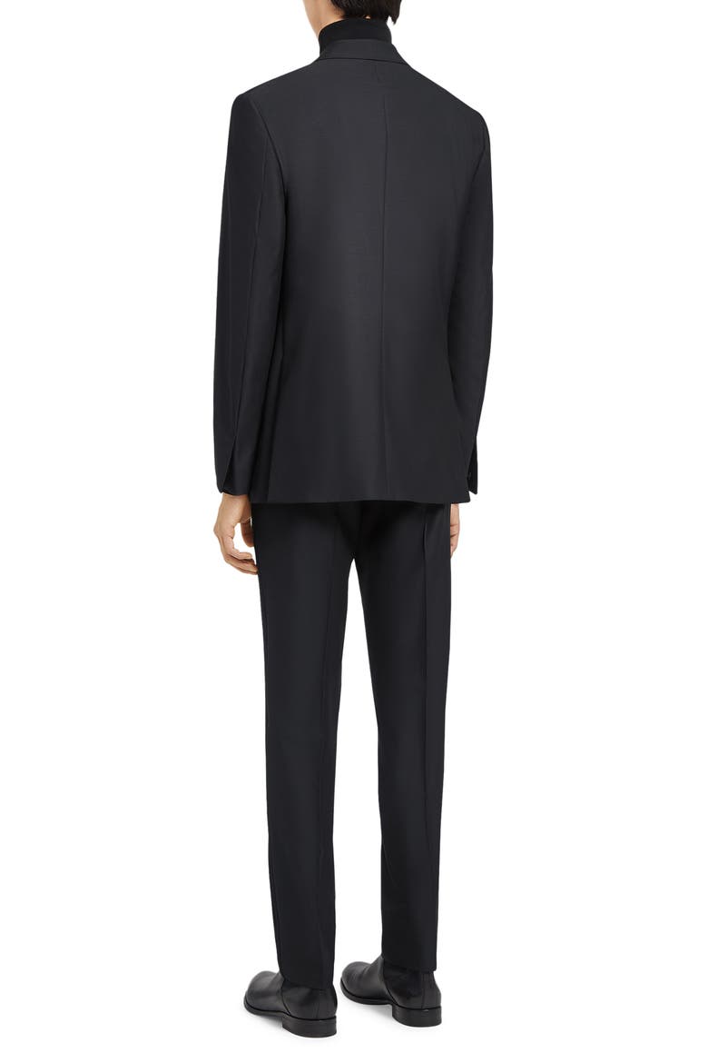 Trofeo 600 Wool & Silk Tuxedo, Alternate, color, BLACK