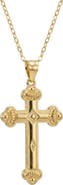 The M Jewelers Siena Cross Pendant Necklace
