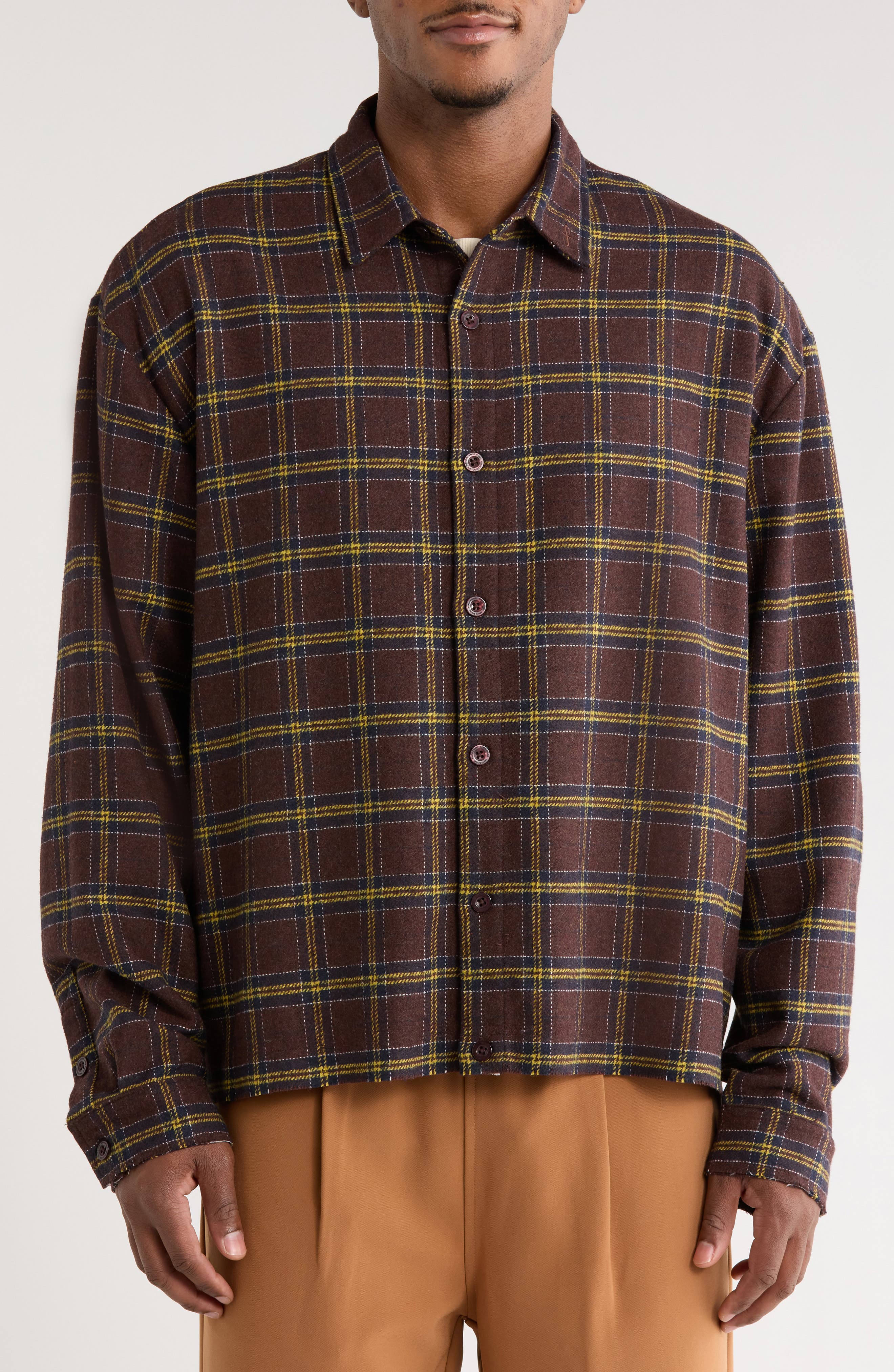 Scobello Plaid Flannel Button-Up Shirt - image 2