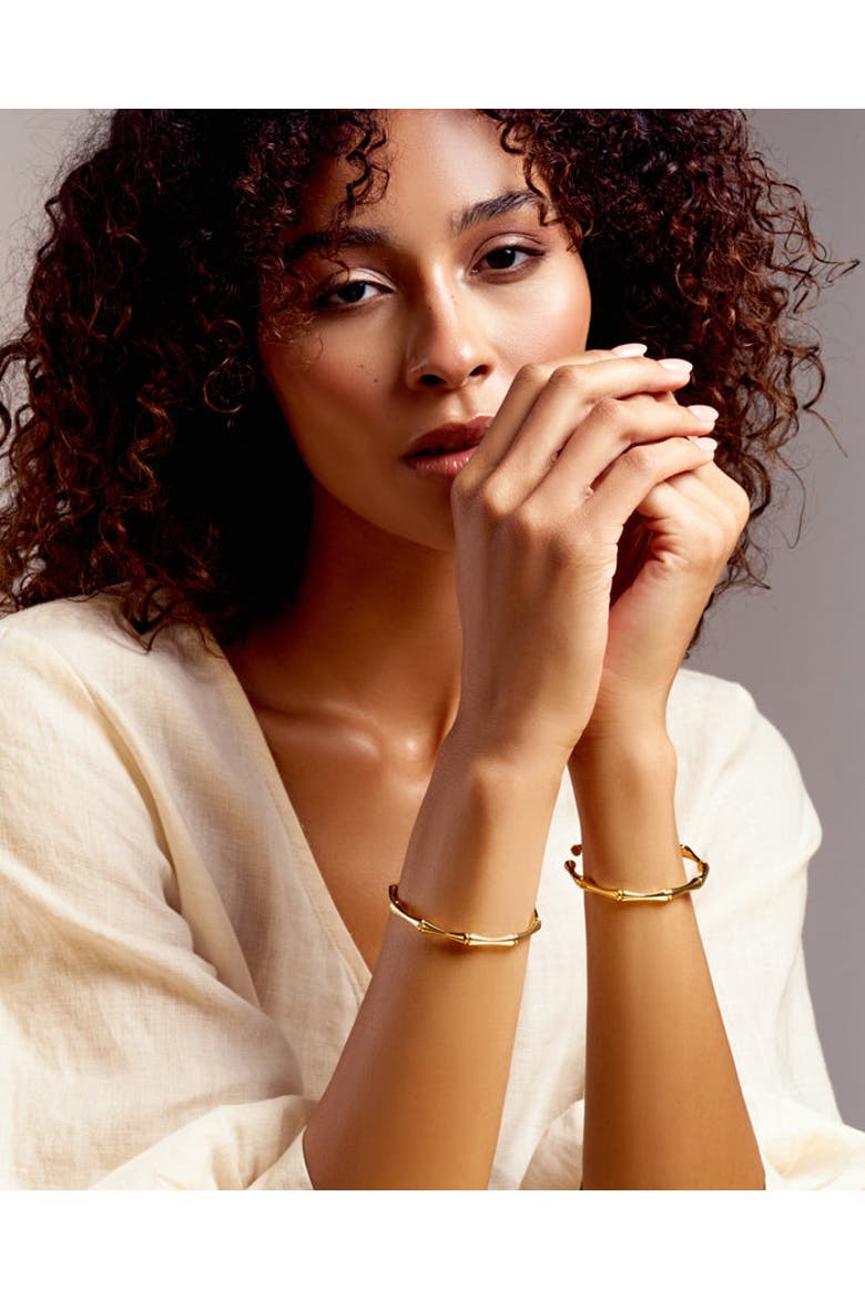Aurex Cuff Adjustable 5.5 inch to 7 inch wrist size, Alternate, color, Yellow Gold
