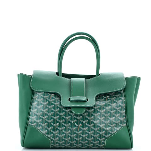 Saigon Tote Bag Coated Canvas with Leather